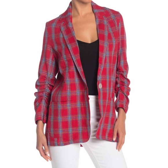 Max Studio Jackets & Blazers - Max Studio Plaid Blazer